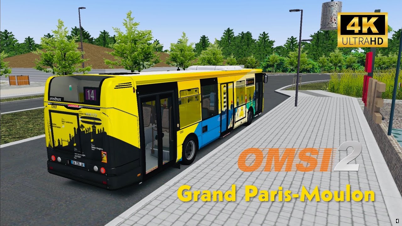 OMSI 2 - Ligne 14 en Irisbus Citelis 12 €5 ( Boite ZF ) - Grand Paris-Moulon