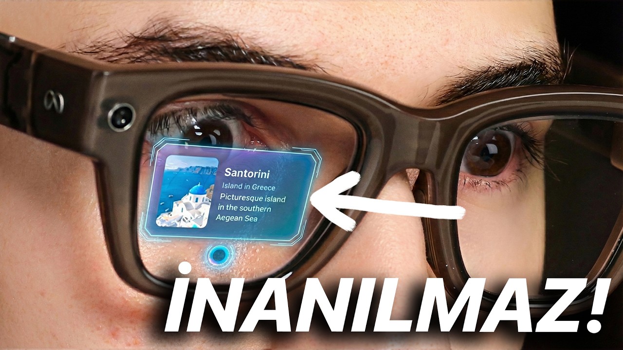 Gözümün İçinde BİLGİSAYAR Var! : Meta Ray-Ban Display (Türkiye'de İLK!)