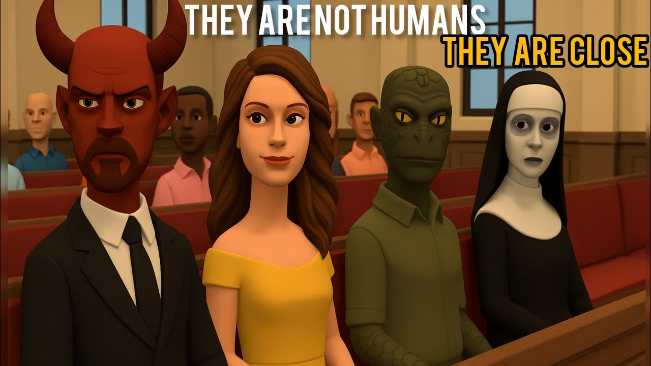 NOT EVERYONE YOU SEE AROUND YOU IN CHURCH ARE HUMANS_CHRISTIAN ANIMATION VIDEOS 