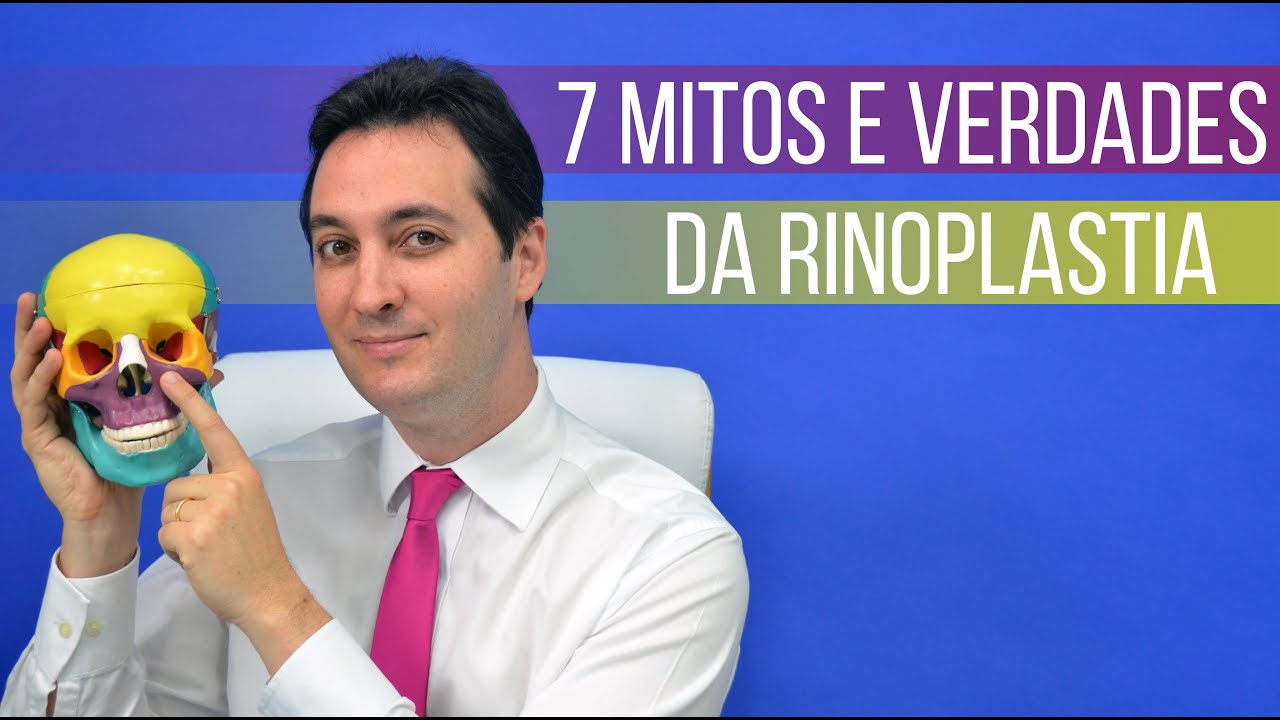 7 mitos e verdades de rinoplastia