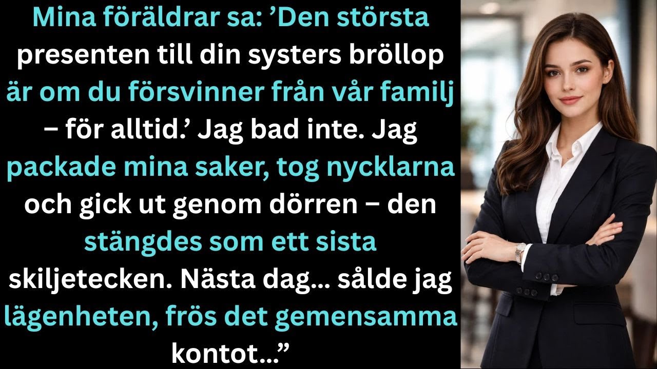 Föräldrarna sa att den bästa presenten är att jag försvinner.”