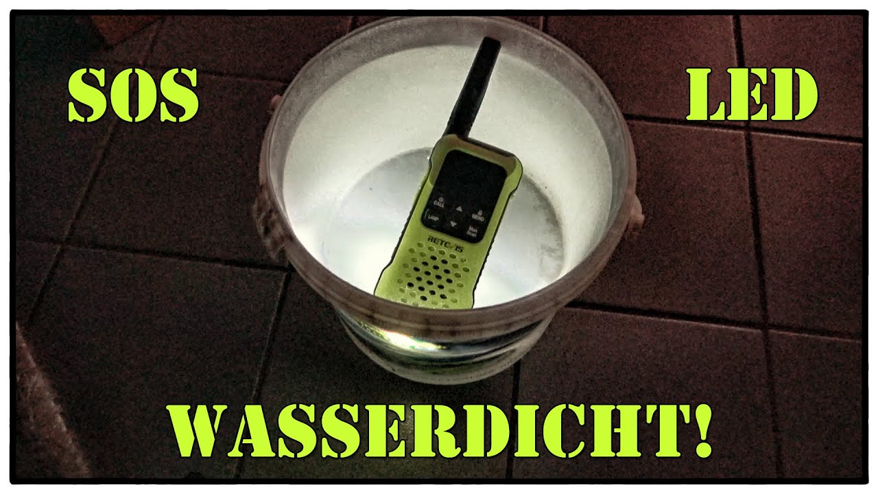 PMR-Funk - Retevis RT649P Einstellen mit Bedienungsanleitung / Wasserdicht! (Funk-Vlog-46)