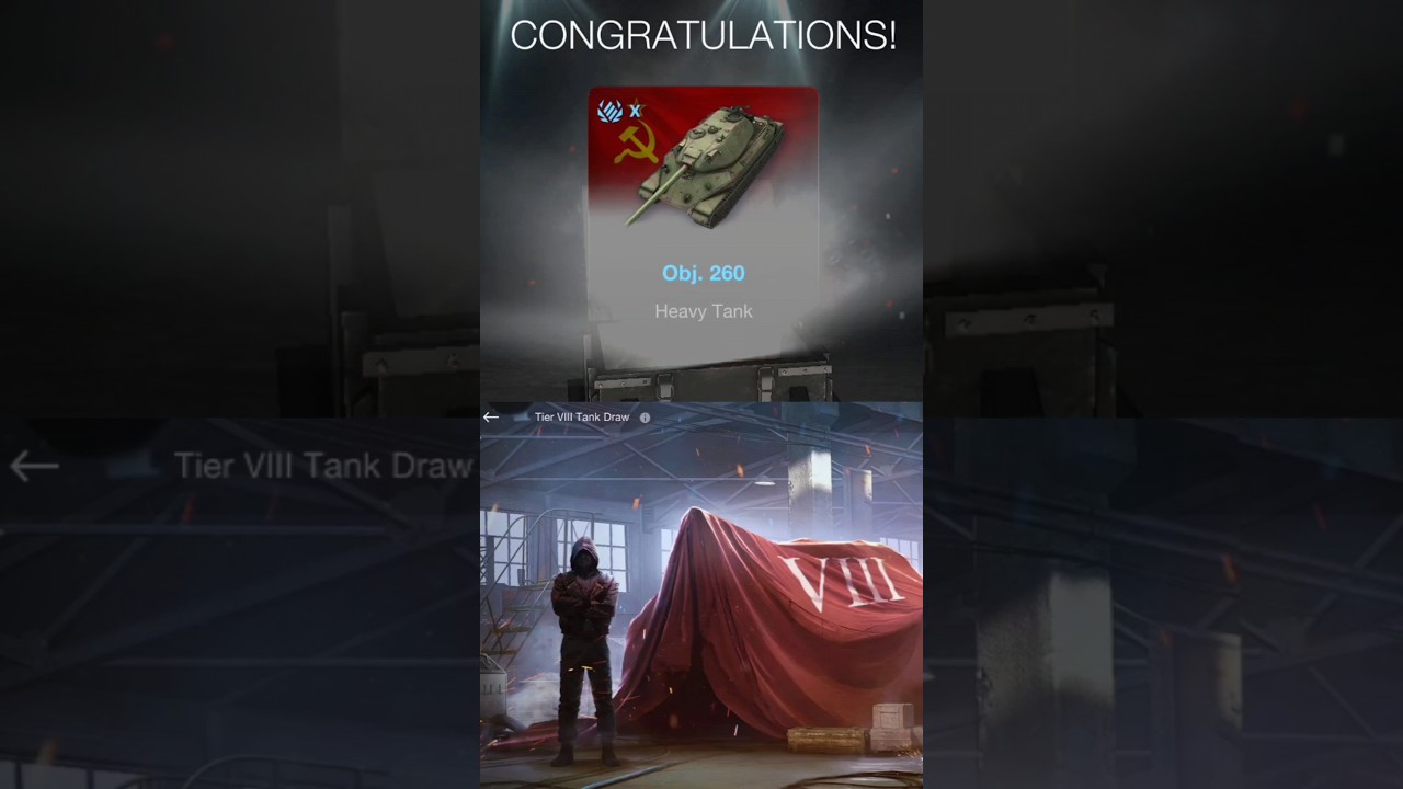 This is How I Got a Free Obj 260 😛 Tier 10 Russian Heavy Tank From Container - WoT Blitz