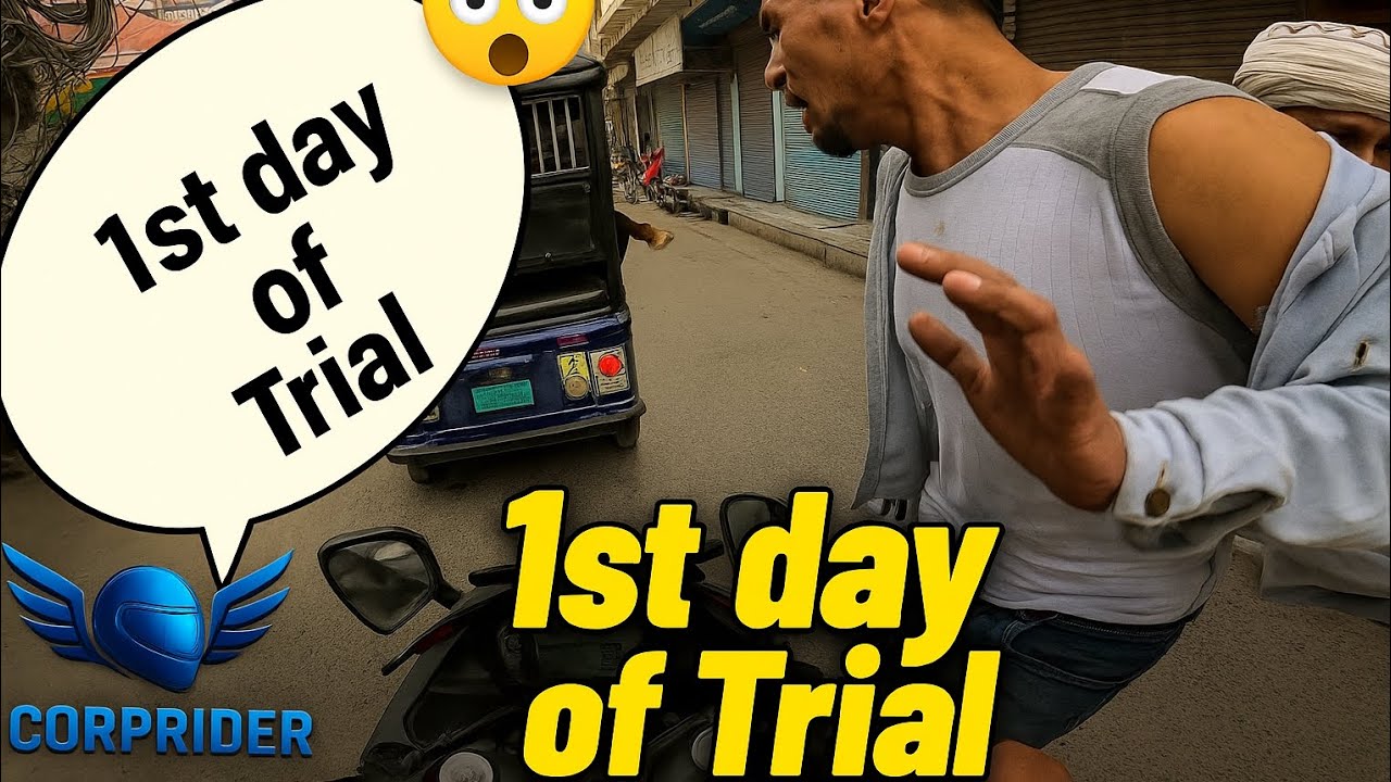 “1st Day of Trial…aur scene seedha unexpected level! 😳🔥 #corprider #motovlog #viral #youtube