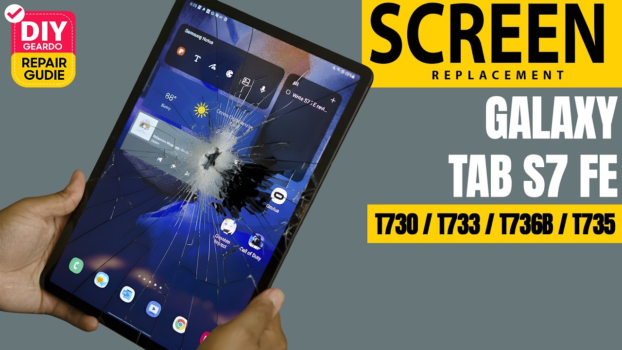 Samsung Galaxy Tab S7 FE LCD Touch Screen Replacement | SM-T730/ T733/ T736B/ T735
