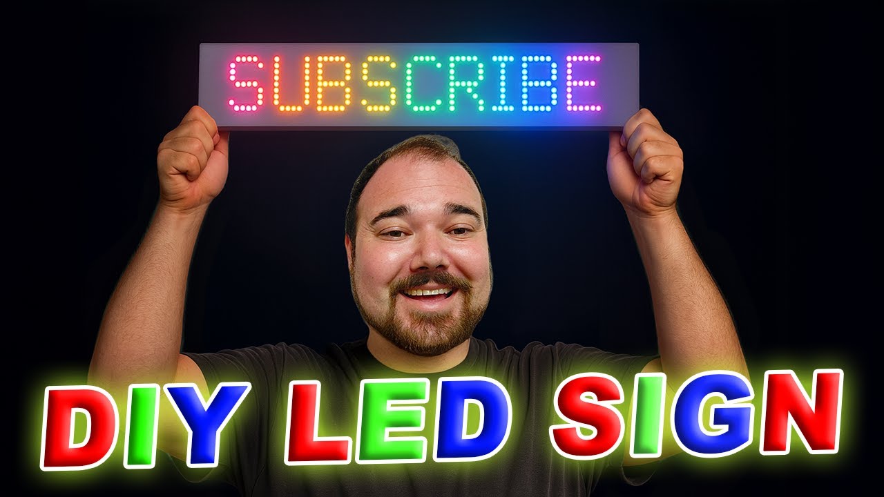 DIY LED Matrix Sign