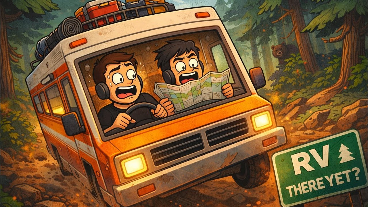 DOIS PATETAS VIAJANDO NO MEIO DA FLORESTA!! - RV There Yet