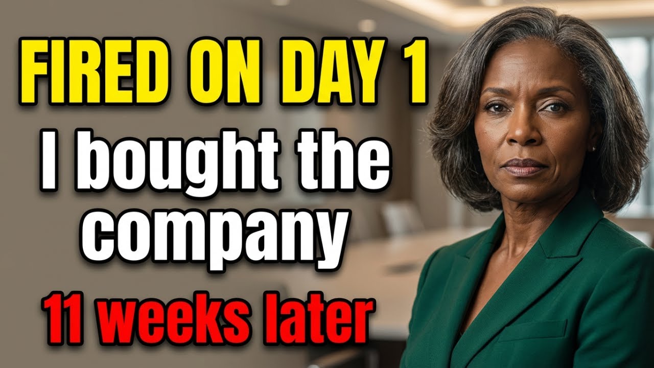 I was fired on my first day — weeks later I bought the company