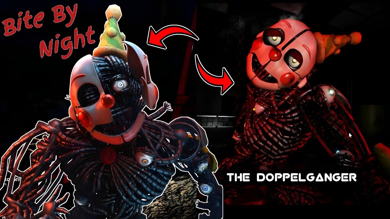Bite By Night New Update - The Doppelganger Ennard Killer Gameplay + Ending 