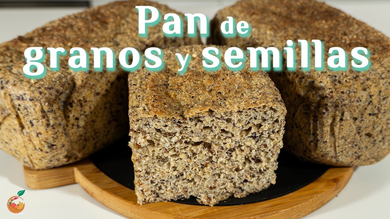 Receta deliciosa de Pan de Granos y Semillas || Sin gluten ni lactosa 💚