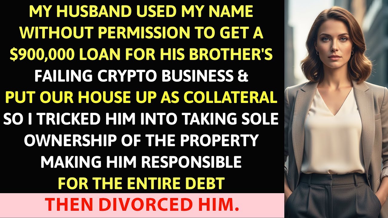 My Husband Used My Name Without Permission to Get a $900,000 Loan for His Brother's Failing Crypto..