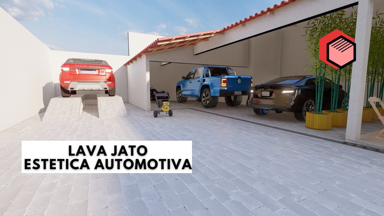 Projeto de lava jato e estética automotiva