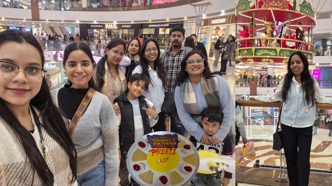 Busy life me cousins ke sath day out & Christmas time par #birthday  #sister'sbond #nehamahourvlogs 