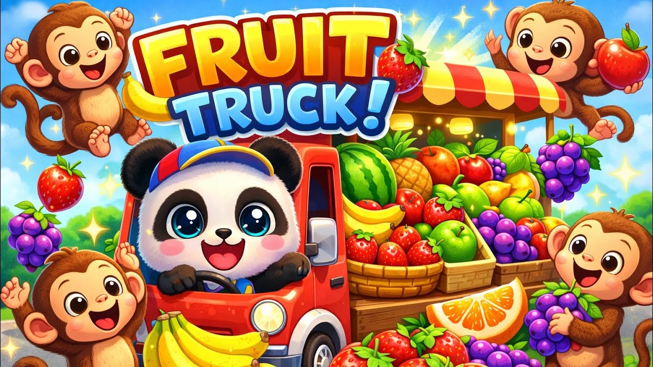 BabyBus  Truck Learning Video for Kids! 🚚🍔🍎 | Fun Kids Game 👶🎮  #kidslearning #cartoon 