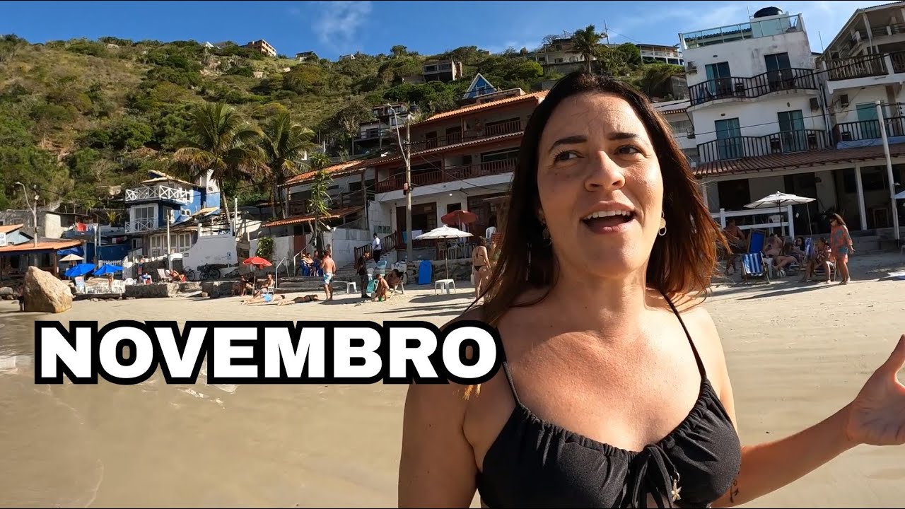 COMO É NOVEMBRO EM ARRAIAL DO CABO