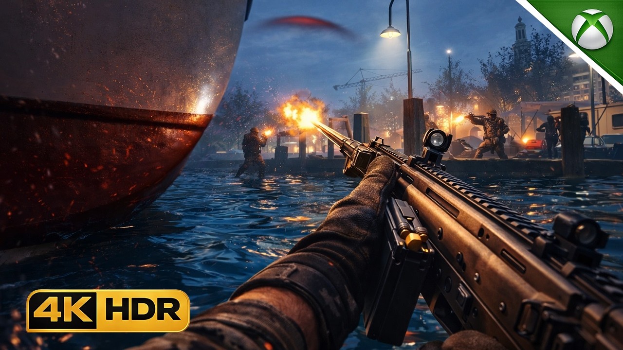 Docks Under Fire At Night | Ultra Realistic Gameplay [4K60FPS] Call of Duty MW II