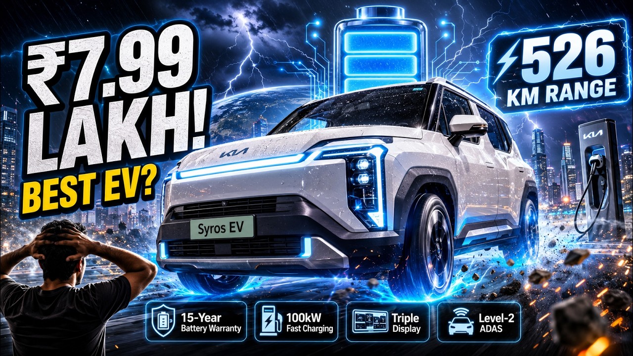 Kia Syros EV Review: ₹7.99 Lakh Price SHOCKS Everyone! | @vcrtechworld