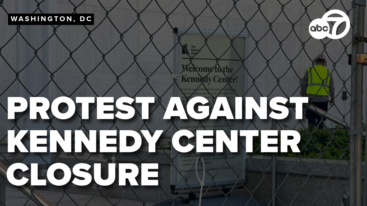 LIVE: Protestors gather outside Kennedy Center