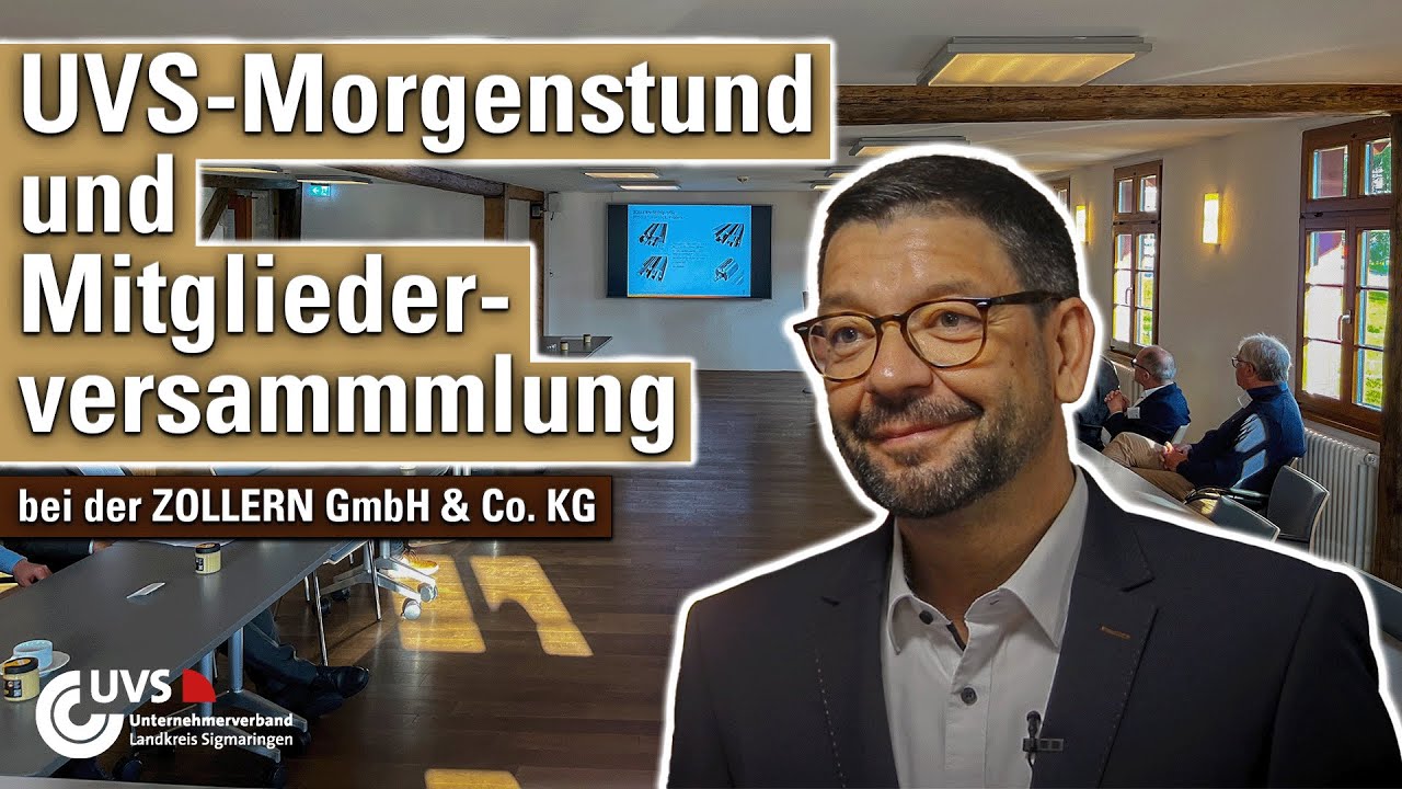 UVS-Morgenstund und Mitgliederversammlung bei der ZOLLERN GmbH & Co. KG