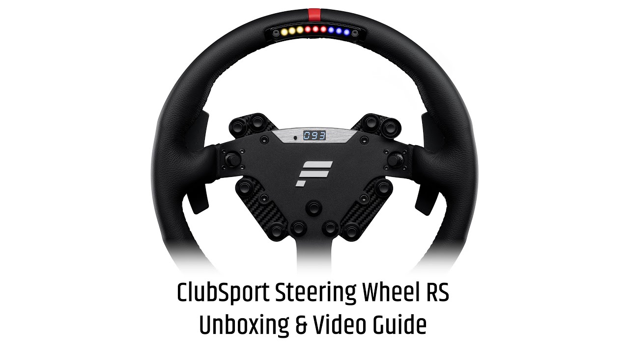 ClubSport Steering Wheel RS Unboxing & Video Guide
