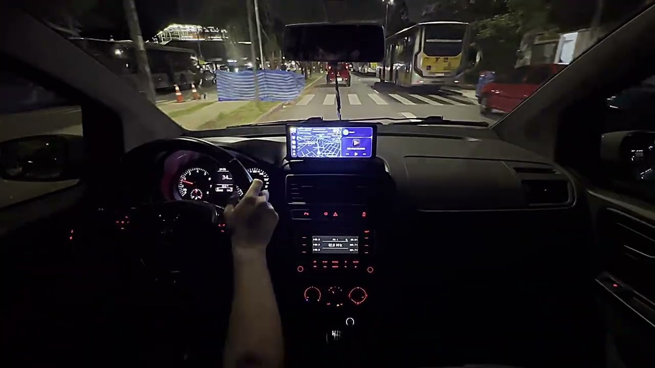 Car Vlog #2 | Noturno | Fox Highline 2015 MSI 1.6 16v
