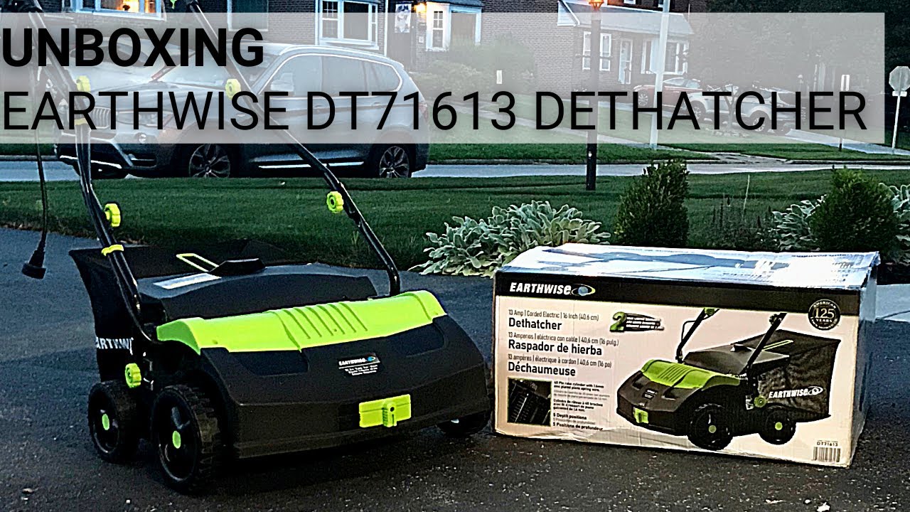 Unboxing the Earthwise DT71613 Dethatcher // First Impressions