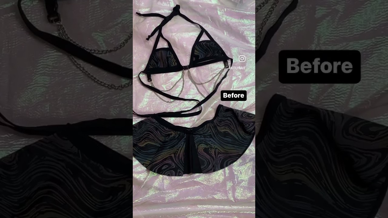 Reflective rave outfits #rave #edm