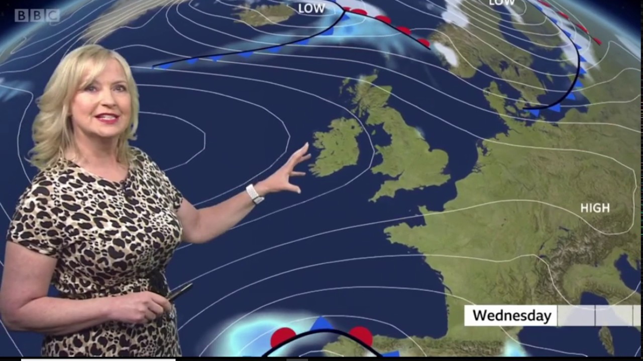 Carol Kirkwood BBC Weather March 30th 2020 High Quality