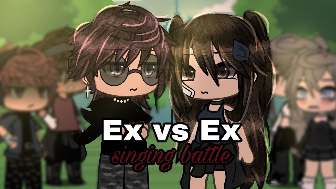 Ex vs Ex singing battle || Part 2 || Glsb || Gacha life singing battle || reupload