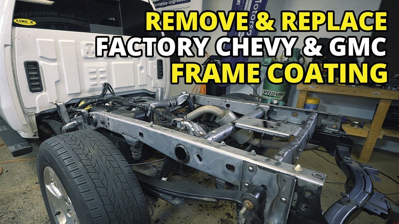 Number 1 Silverado Issue - How To Fix GMC and Chevy Frame Rust and Undercoating Sierra Tahoe