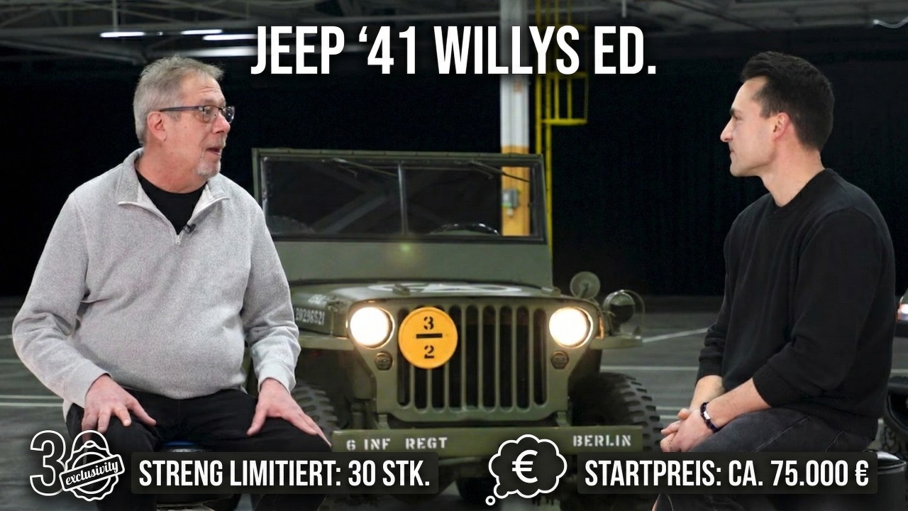 Jeep Wrangler 1941 Willys Edition | hinter den Kulissen