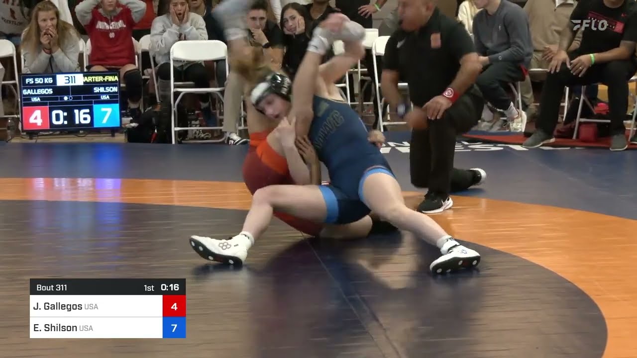 Jaslynn Isabella Gallegos vs Emily King Shilson: 2024 WFS Bill Farrell Memorial: 50 KG Quarterfinal