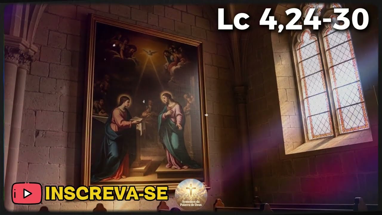 EVANGELHO DE HOJE - 09 DE MARCO | Lc 4,24-30| PADRE REGINALDO MANZOTTI