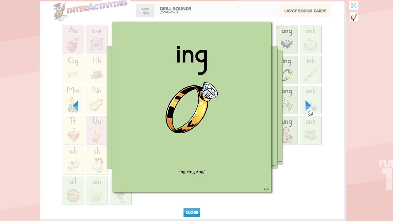 drill sounds glued sounds :ang: :ong: :ung: :ing: