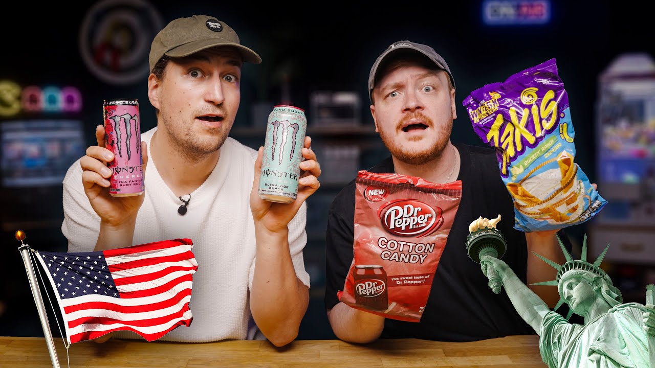 Saatiin Amerikan herkkuja tuliaisina! (maisteluvideo)