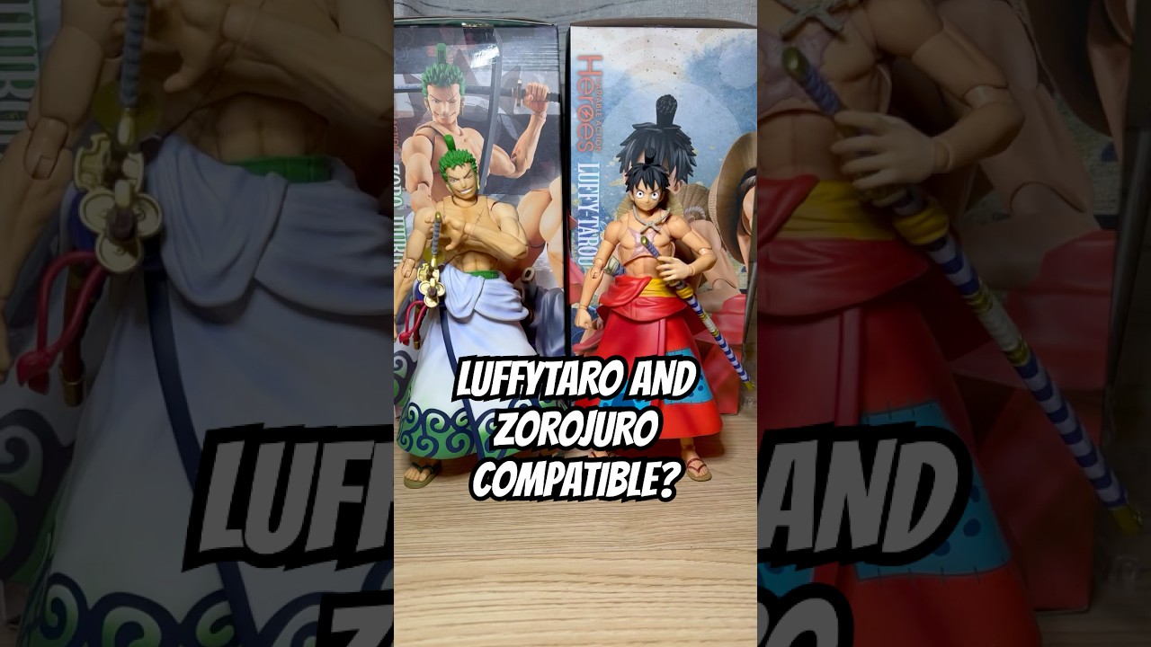 Can Zorojuro & Luffytaro Swap Heads?! 👀 | One Piece Megahouse Figure Test