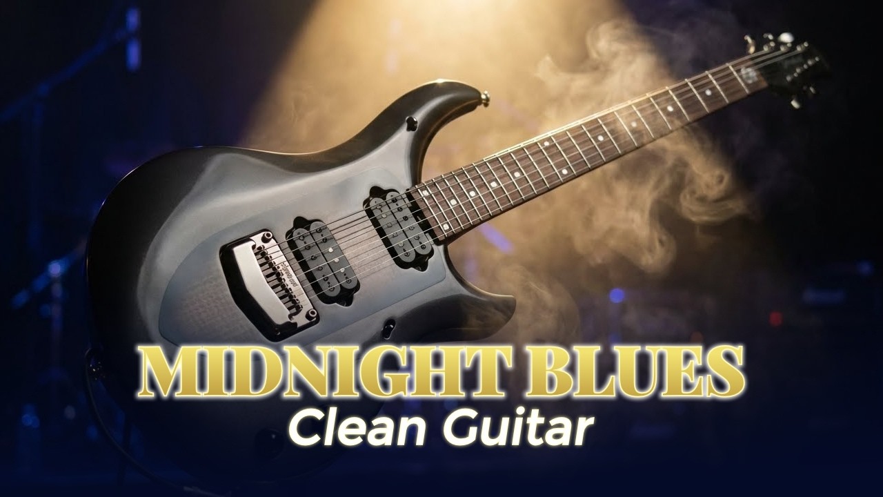 Clean Electric Blues Guitar – Late Night Instrumental for Relax & Focus