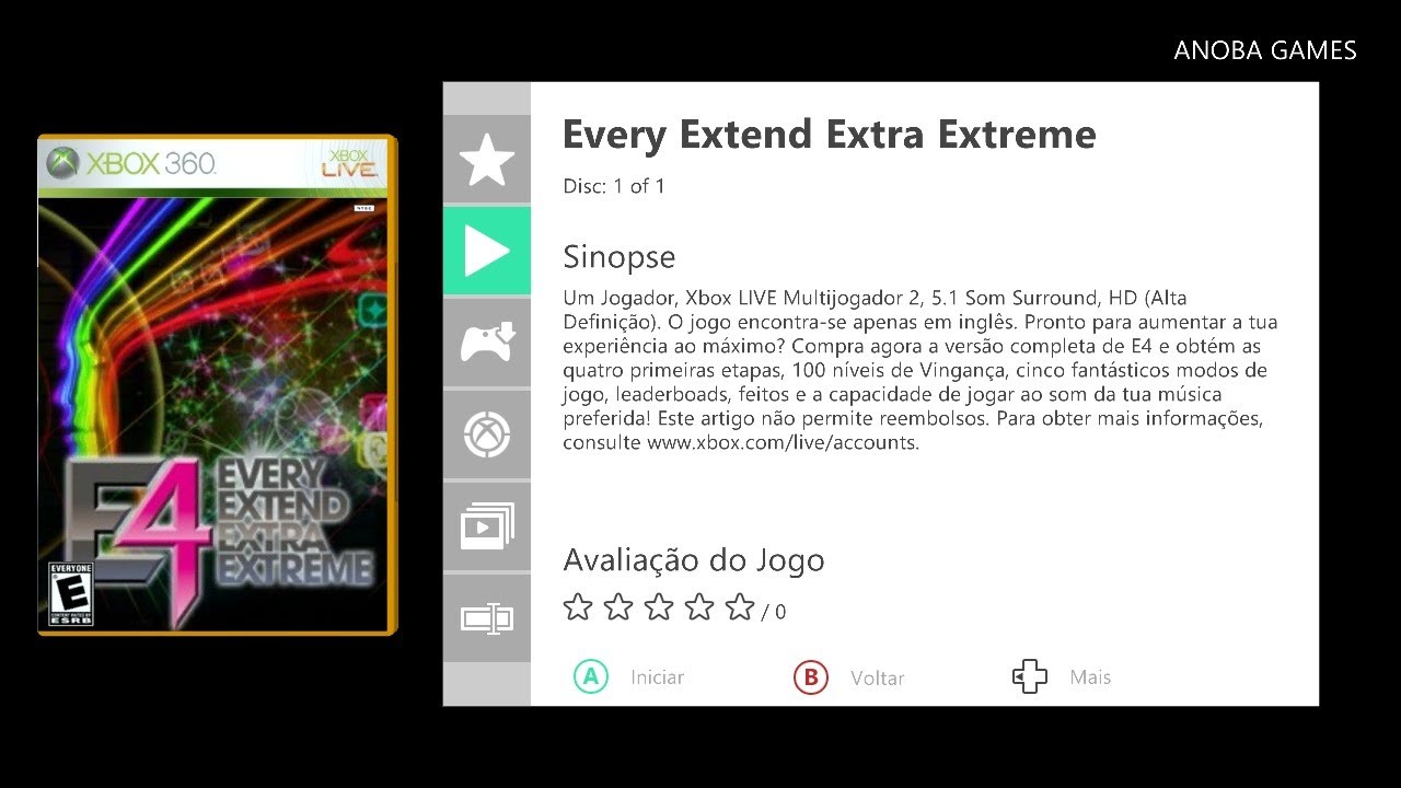 15 Minutos Jogando: E4 - Every Extend Extra Extreme (Xbox 360) Full HD - 1080