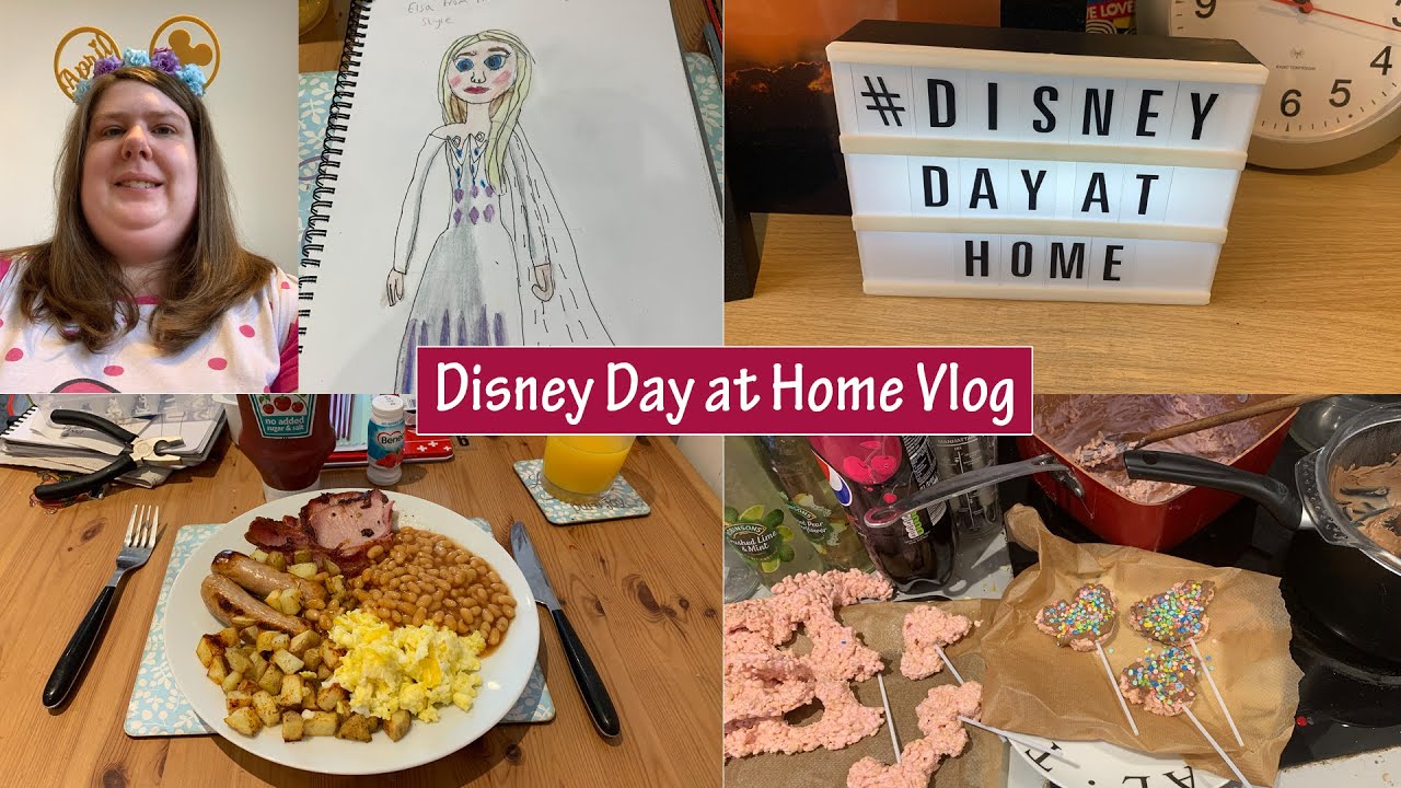 Disney Day at Home Vlog