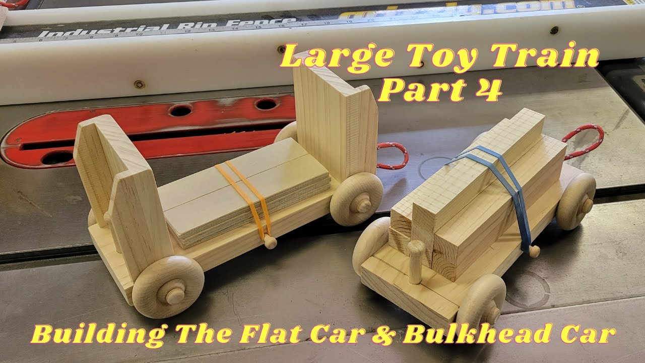 How to build a large wooden toy train | part 4