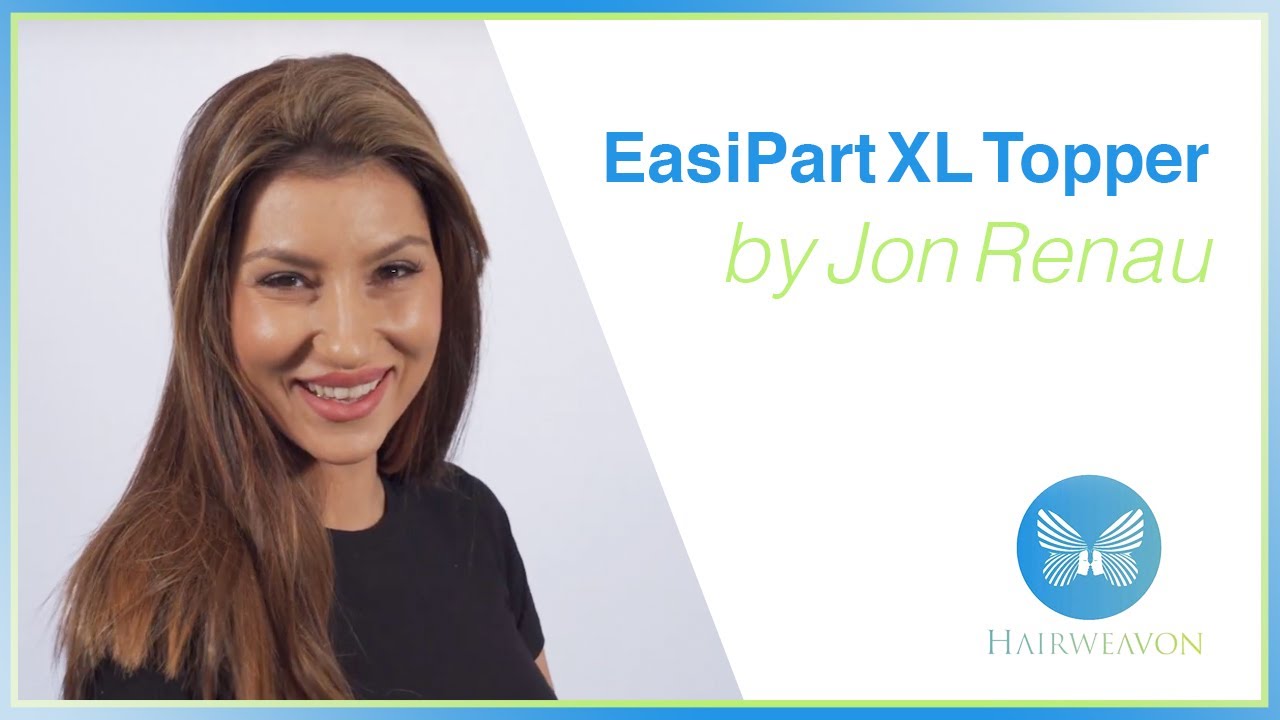 EasiPart XL Topper by Jon Renau easiHair | Colour shown 6F27 Caramel Ribbon