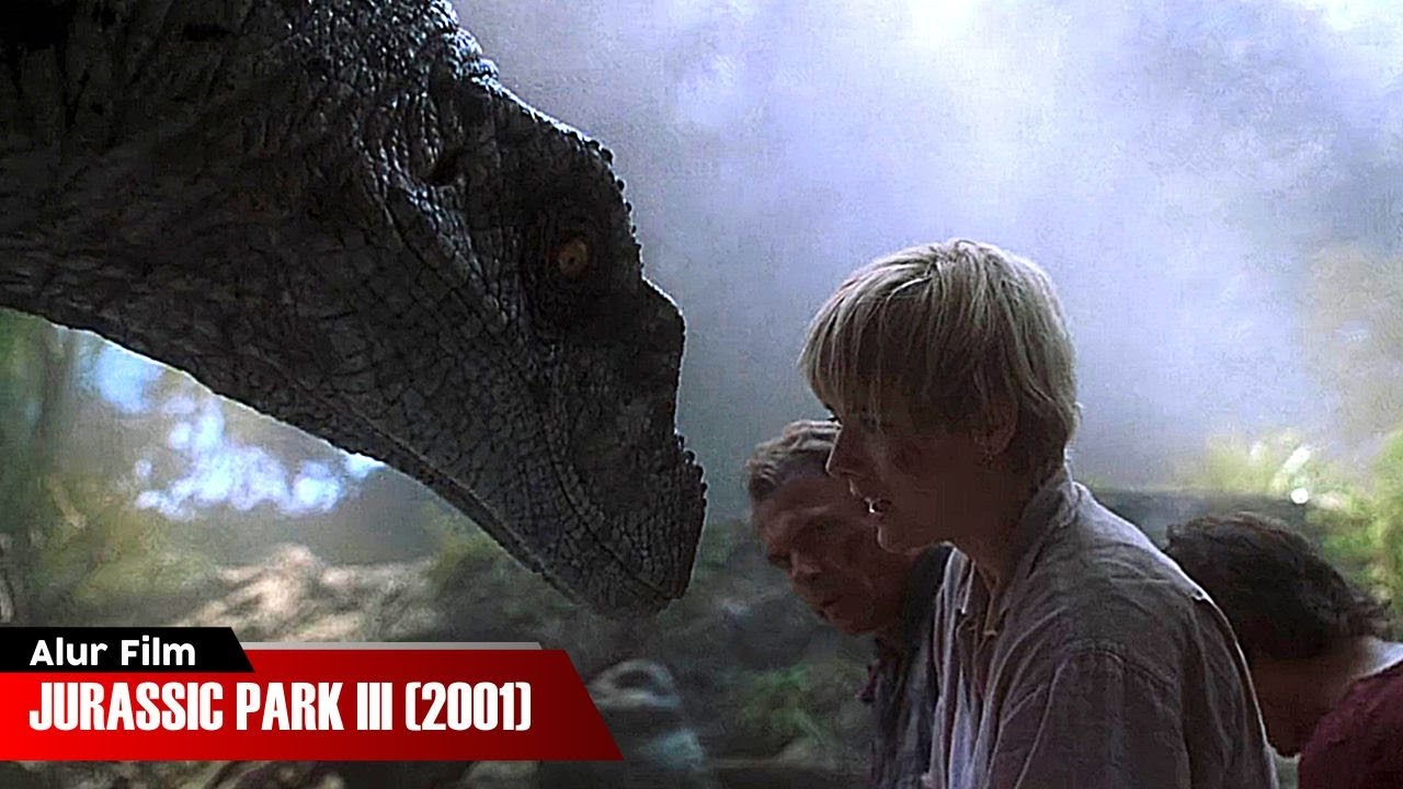 DIKEJAR MONSTER YANG LEBIH MENGERIKAN DARI T-REX | ALUR CERITA FILM JURASSIC PARK III (2001)