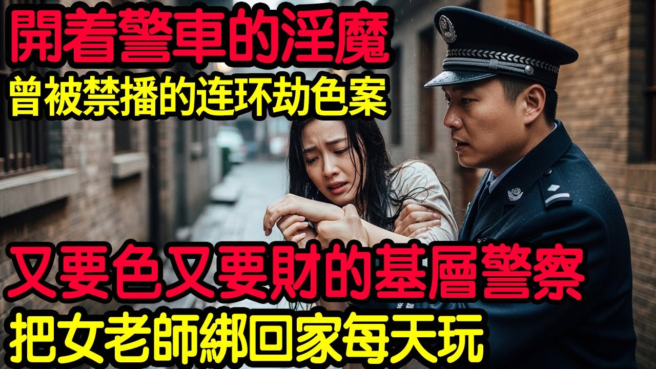 【大案紀實】曾被禁播的連環劫色案！開著警車的淫魔！又要色又要財的基層警察！