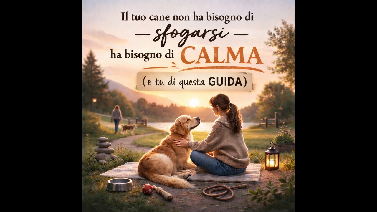 Il tuo cane non ha bisogno di sfogarsi — ha bisogno di CALMA (e tu di questa guida)