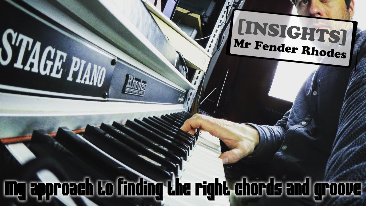 My approach of finding the right chords and groove for Fender Rhodes to a track mrfenderrhodes.com