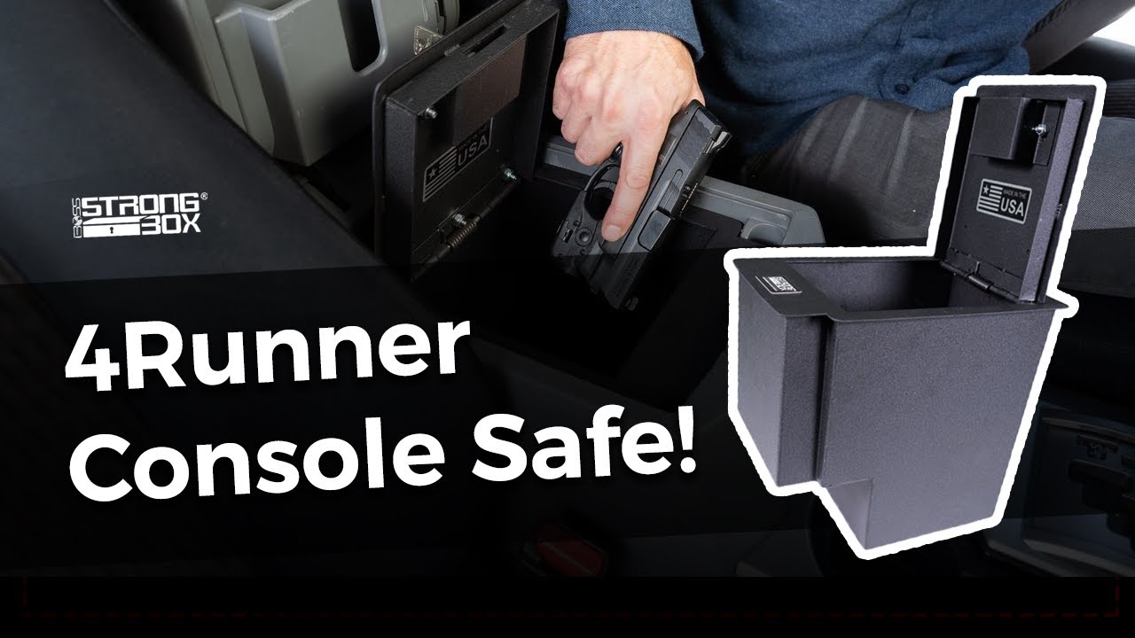 4Runner Center Console Safe from Boss Strong Box - Install Guide
