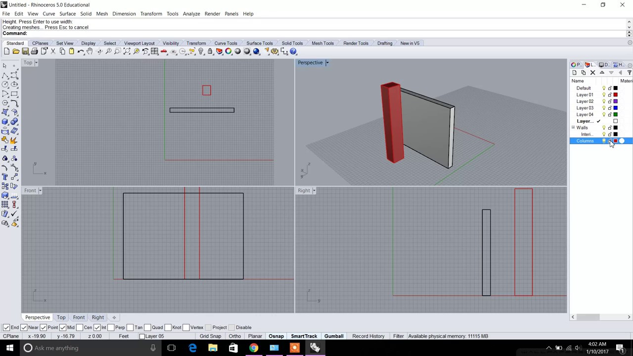 Rhino Beginner Series: Introduction to 3D Modeling