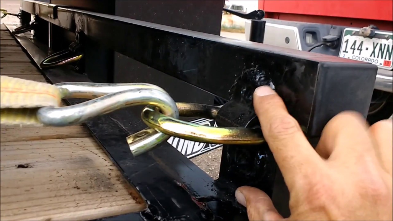 Trailer Project Part 6: Tie downs and HF tongue box