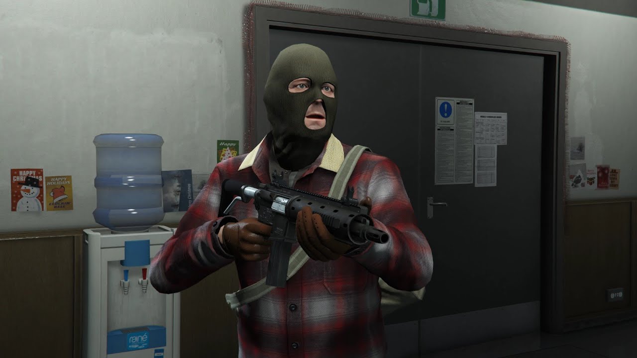 GTA 5 — Ограбление банка 9 лет назад в Людендорфе, Северный Янктон | grand theft auto v