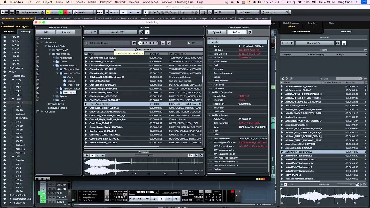 Nuendo 7 for Sound Designers